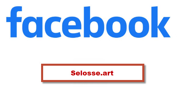 Logo Facebook avec mention « Selosse.art » — profil/présence de Jérôme Selosse, artiste peintre à Bruxelles.