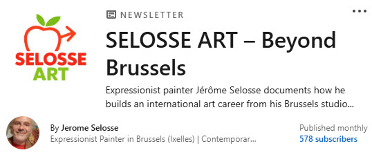 Beyond Brussels - International Art Newsletter by expressionist painter Jérôme Selosse on LinkedIn.