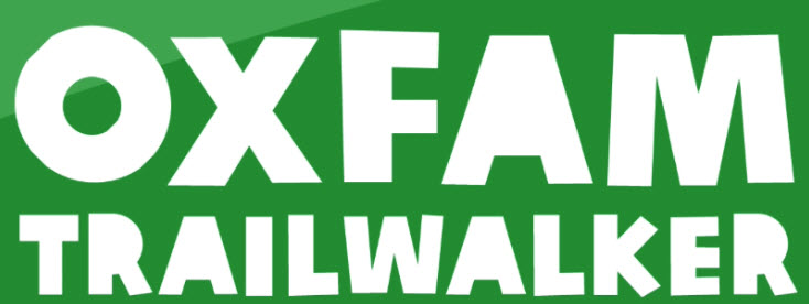 Logo Oxfam Trailwalker, partenaire solidaire de l'artiste peintre Jérôme Selosse pour ses expositions à Bruxelles.