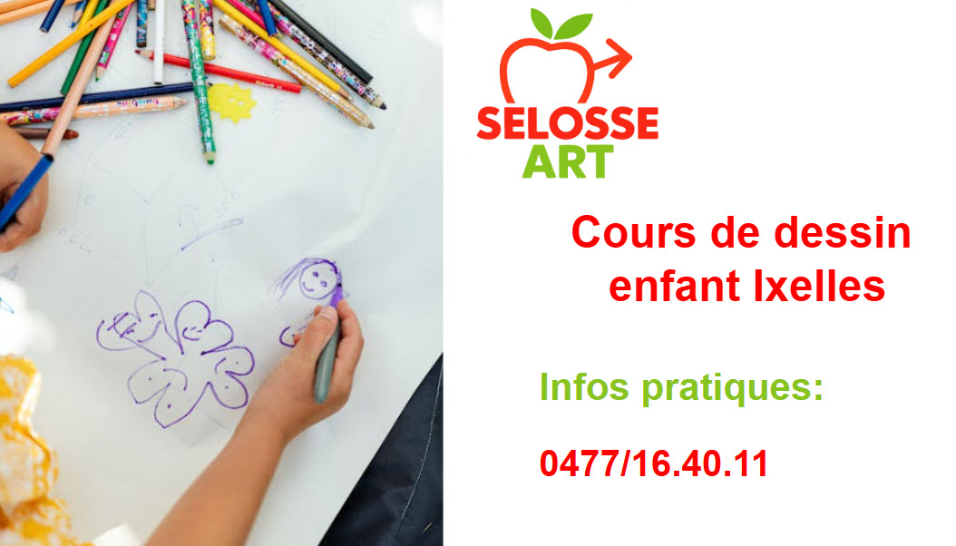 Cours de dessin créatif pour enfant à Ixelles et Bruxelles