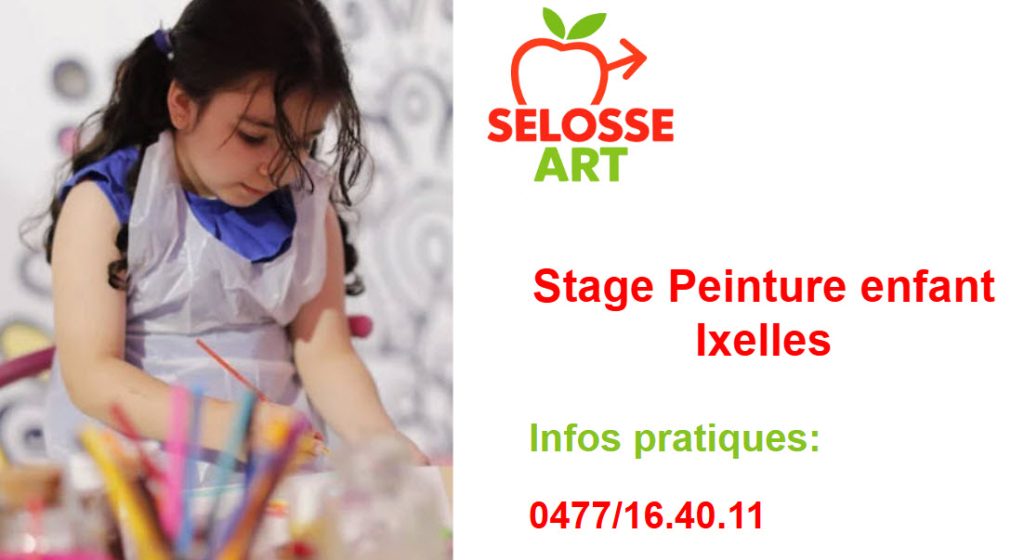 Stage de peinture créatif pour enfant pendant les vacances scolaires à Ixelles